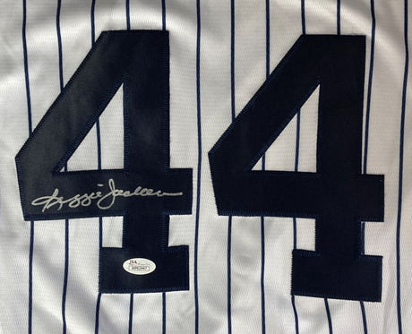 Reggie Jackson Signed New York Yankees Majestic Replica Baseball Jersey JSA - Sports Integrity