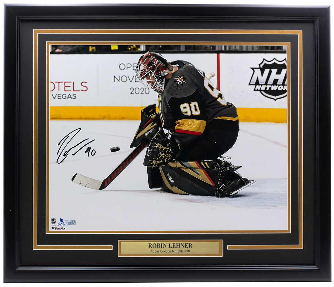 Robin Lehner Signed Framed 16x20 Vegas Golden Knights Photo Fanatics