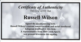 Russell Wilson Autographed Framed 24x30 Canvas Photo Seattle Seahawks "SB XLVIII Champs" Super Bowl RW Holo Stock #107484