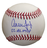 AARON JUDGE New York Yankees Autographed/Inscribed '22 AL MVP" Official MLB Baseball FANATICS