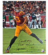 CALEB WILLIAMS Autographed/Inscribed USC Trojans "FIGHT ON! Superman" 16x20 Photograph LE 1/25