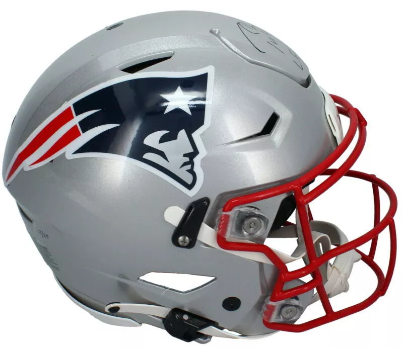 Tom Brady Autographed/Inscribed "LFG" New England Patriots Speedflex Authentic Helmet LE 12/25