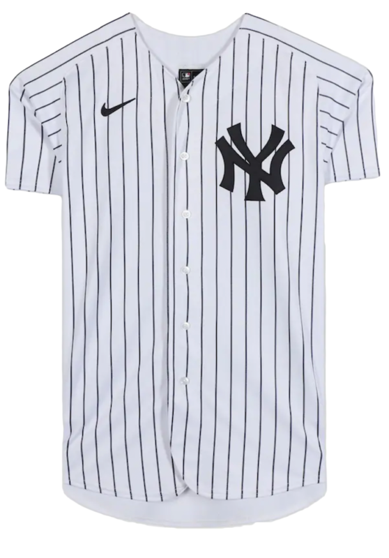 Aaron Judge Autographed/Multi-Inscribed "AL Rec 62 HR 16th Yankee Captain" New York Yankees Nike White Pinstripe Authentic Jersey Fanatics LE 16 (GDL Exclusive)