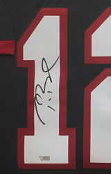 Tom Brady Autographed Tampa Bay Buccaneers Custom Framed Nike Pewter Limited Jersey Fanatics