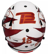 Tom Brady Autographed Tampa Bay Buccaneers FSM Custom Painted Ripped Speedflex Authentic Helmet Fanatics