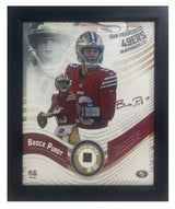 Brock Purdy Framed San Francisco 49ers 15" x 17" Game Used Football Collage LE 11/50