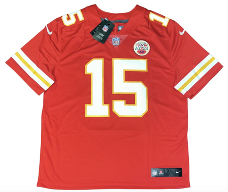 Patrick Mahomes Autographed Kansas City Chiefs Nike Red Limited Jersey Beckett Witnessed