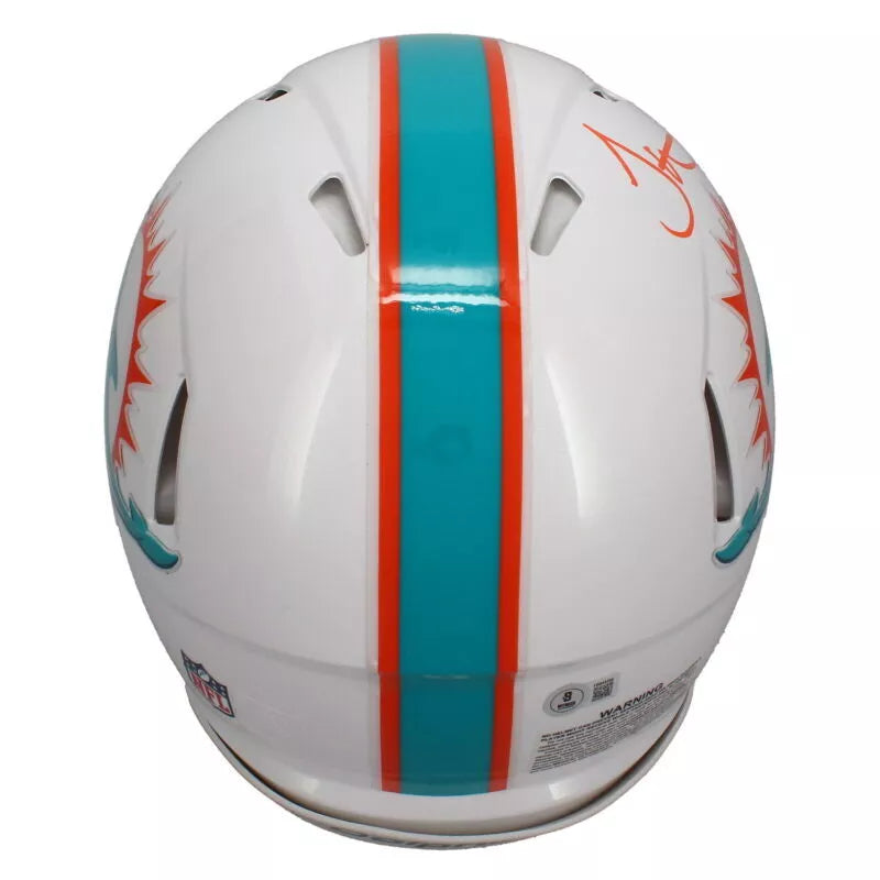 Tyreek Hill Autographed Miami Dolphins Speed Authentic Helmet w/Visor & 3D Bumpers Beckett Witnessed