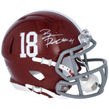 Brian Robinson Autographed Alabama Crimson Tide Speed Mini Helmet Fanatics