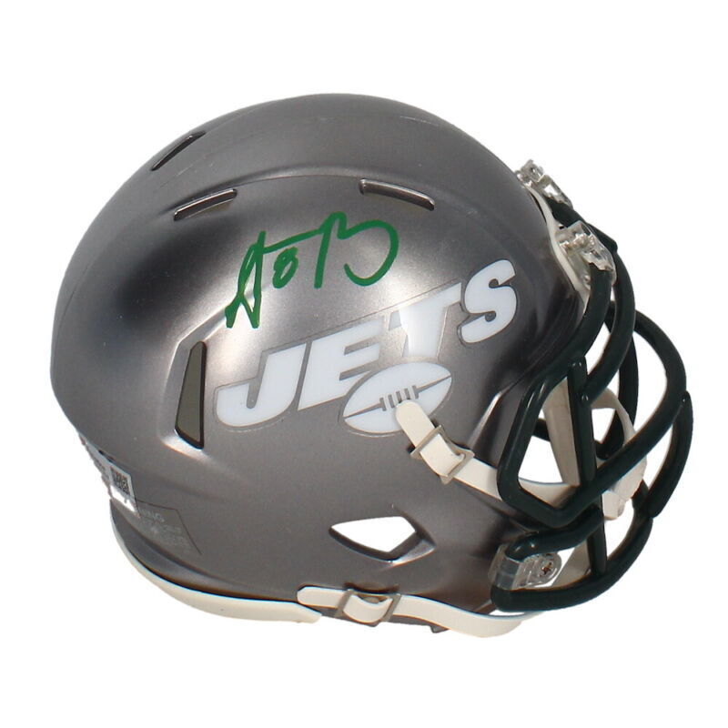 Aaron Rodgers Autographed New York Jets Flash Speed Mini Helmet Fanatics