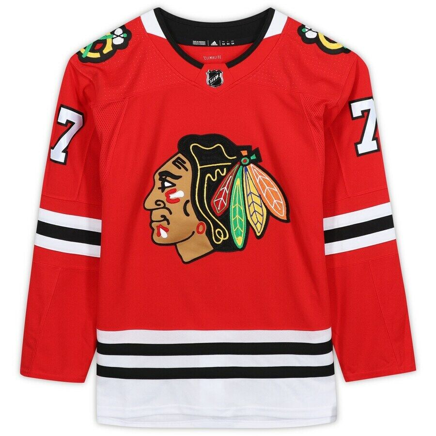 KIRBY DACH Autographed Chicago Blackhawks Red Adidas Authentic Jersey FANATICS