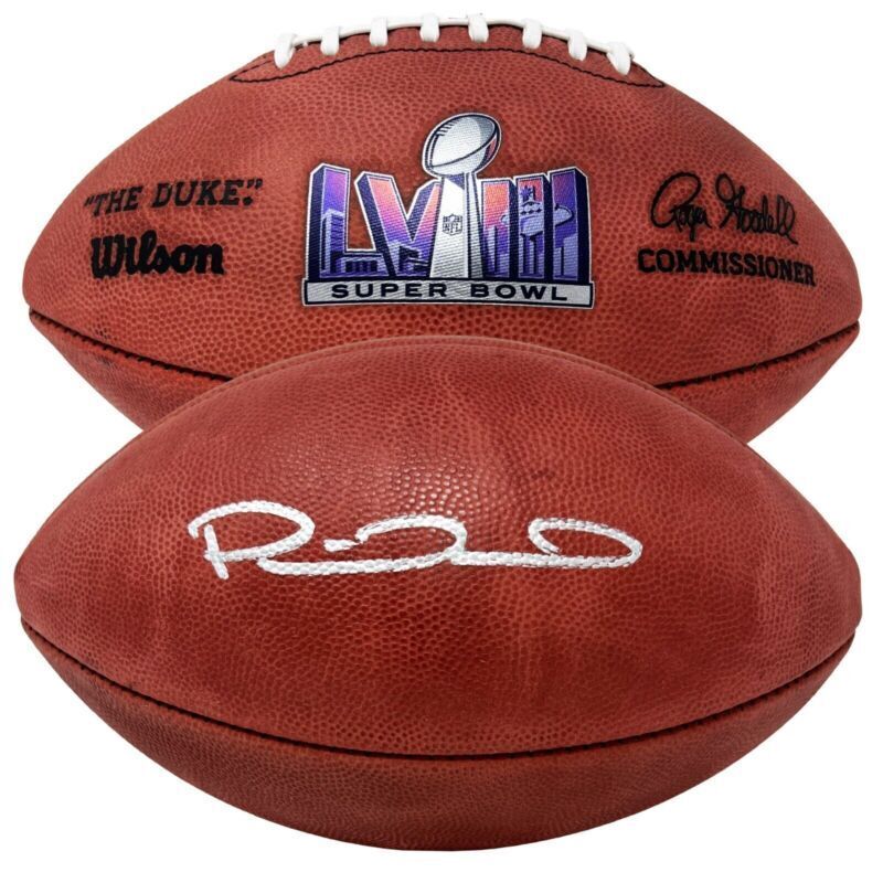 Patrick Mahomes Kansas City Chiefs Autographed Official Super Bowl LVIII Wilson Duke Football Fanatics