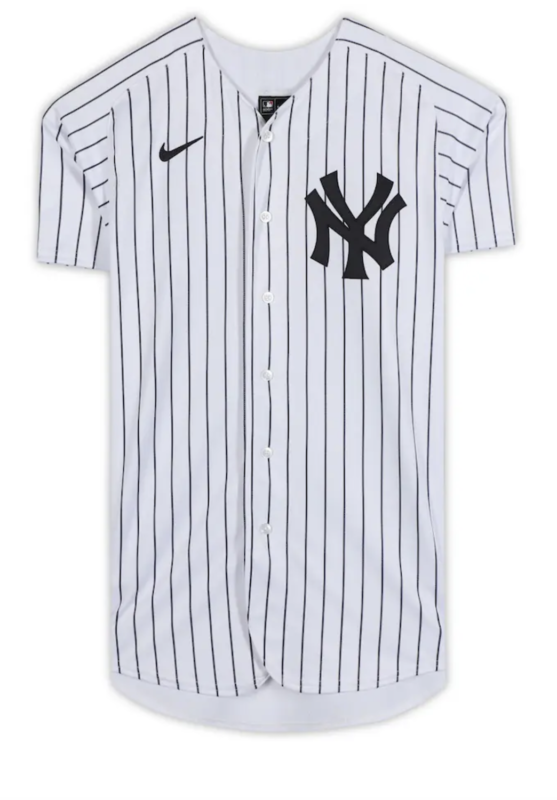 Aaron Judge Autographed/Multi-Inscribed "AL Rec 62 HR 16th Yankee Captain" New York Yankees Nike White Pinstripe Authentic Jersey Fanatics LE 16/16 (GDL Exclusive)