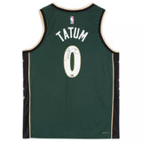 Jayson Tatum Autographed Boston Celtics Green Nike 2022-23 City Edition Swingman Jersey Fanatics