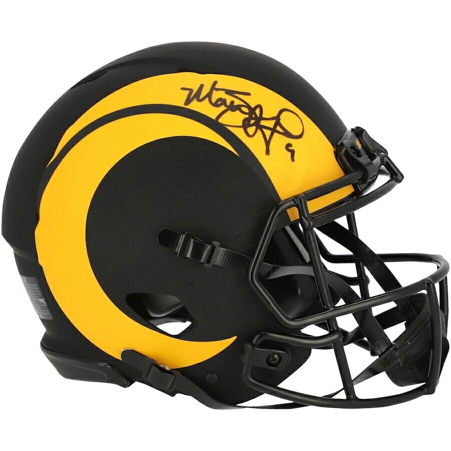 MATTHEW STAFFORD Autographed Los Angeles Rams Eclipse Speed Authentic Helmet FANATICS