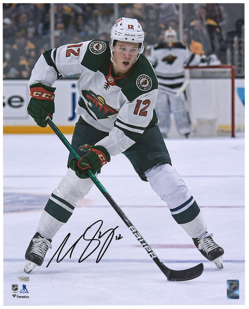 MATTHEW BOLDY Autographed Minnesota Wild "Debut" 16" x 20" Photograph FANATICS