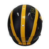 Tom Brady Autographed (Top of Helmet) Michigan Wolverines Authentic Helmet Fanatics