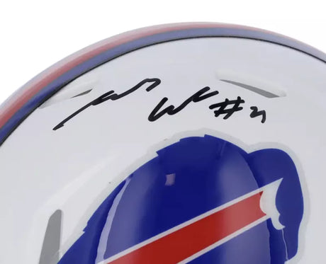 James Cook Autographed Buffalo Bills Speed Mini Helmet Fanatics