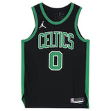 Jayson Tatum Autographed Boston Celtics Black Jordan Brand 2022-23 NBA 75th Anniversary Diamond Edition Authentic Jersey Fanatics