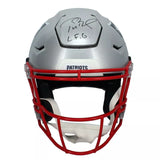 Tom Brady Autographed/Inscribed "LFG" New England Patriots Speedflex Authentic Helmet LE 12/25