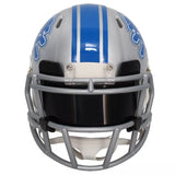 Barry Sanders Autographed Detroit Lions Speed Mini Helmet w/Visor Beckett Witnessed