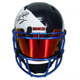 Peyton Manning Autographed Denver Broncos/Indianapolis Colts ECC Custom "Ripped" Helmet Fanatics