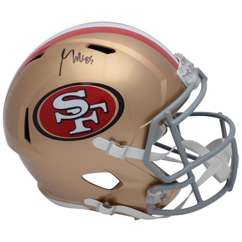 George Kittle Autographed San Francisco 49ers Speed Full Size Helmet Fanatics