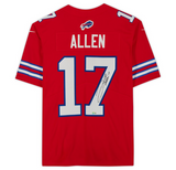 Josh Allen Autographed Buffalo Bills Red Nike F.U.S.E. Limited Jersey Beckett Witnessed