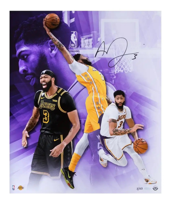 Anthony Davis Autographed Culmination 20x24 UDA LE 3/103