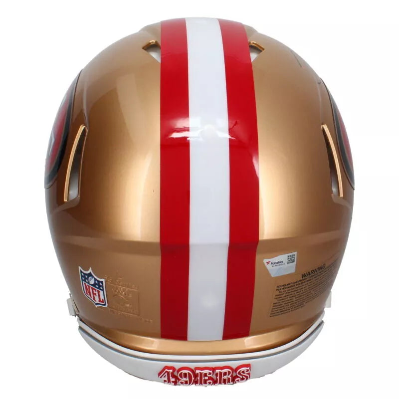 Jerry Rice Autographed San Francisco 49ers Speed Authentic Helmet w/Visor Fanatics