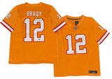 Tom Brady Autographed Tampa Bay Buccaneers Orange Throwback Nike F.U.S.E. Limited Jersey Fanatics