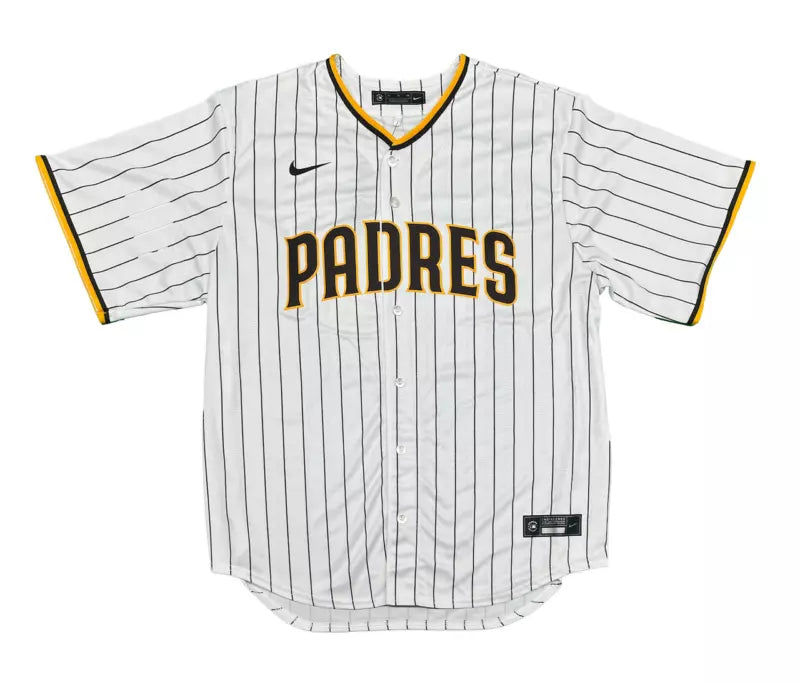 Fernando Tatis Autographed San Diego Padres White Pinstripe Nike Jersey JSA/USA Sports Marketing Dual Authenticated