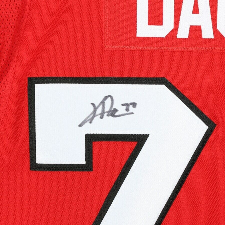 KIRBY DACH Autographed Chicago Blackhawks Red Adidas Authentic Jersey FANATICS