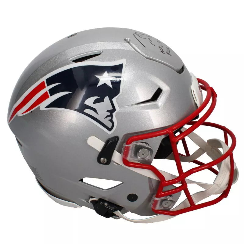 Tom Brady Autographed/Inscribed "NFL DRAFT 199TH PICK" New England Patriots Speedflex Authentic Helmet LE 50 Fanatics