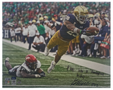 Kyren Williams Autographed/Inscribed "PLAY LIKE A CHAMPION TODAY" Notre Dame Fighting Irish "Diving TD" 16" x 20" Photograph LE 23/23 GDL & Beckett Witnessed