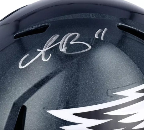 A.J. Brown Autographed Philadelphia Eagles Speed Full Size Helmet Fanatics