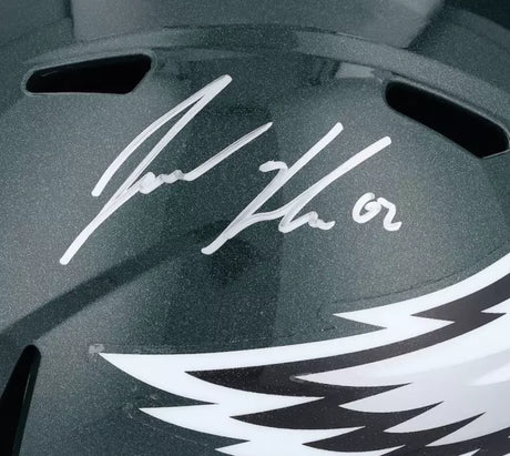 Jason Kelce Autographed Philadelphia Eagles Speed Full Size Helmet Fanatics