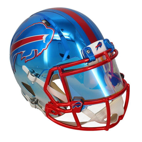 Josh Allen Autographed Buffalo Bills Chrome Speed Authentic Helmet Signed In Red LE 1/17 GDL/Beckett Witnessed