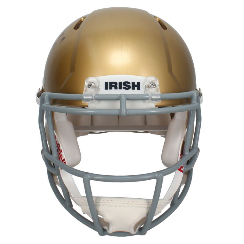 Kyren Williams Autographed/Inscribed "Play Like a Champion Today" Notre Dame Fighting Irish Speed Authentic Helmet LE 23/23 GDL & Beckett Witnessed