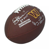 Joe Theisman/Doug Williams/Mark Rypien Triple-Inscribed Washington Commanders Wilson Super Grip Logo Football Beckett Witnessed