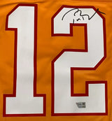 Tom Brady Autographed Tampa Bay Buccaneers Orange Throwback Nike F.U.S.E. Limited Jersey Fanatics