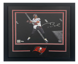 Tom Brady Autographed Tampa Bay Buccaneers Custom Framed 11" x 14" SB LV Spotlight Photograph Fanatics