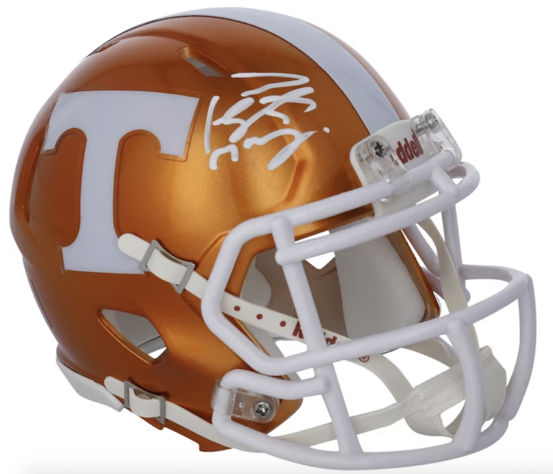 Peyton Manning Autographed Tennessee Volunteers Flash Speed Mini Helmet Fanatics