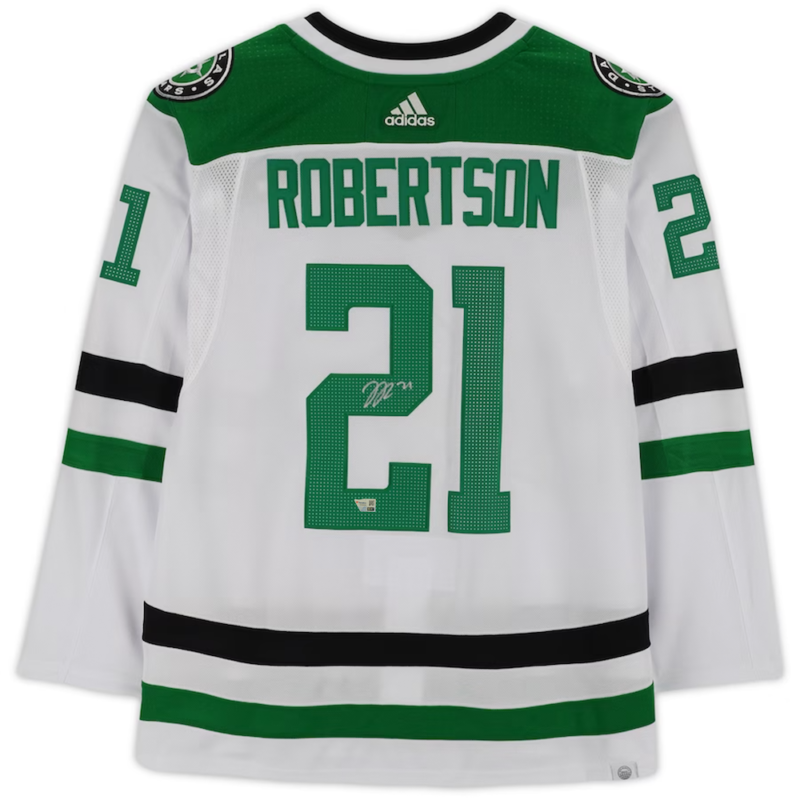 Jason Robertson Autographed Dallas Stars White Adidas Authentic Jersey Fanatics