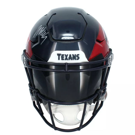 C.J. Stroud Autographed Houston Texans FSM Custom Ripped "H-Town" Speedflex Authentic Helmet Fanatics