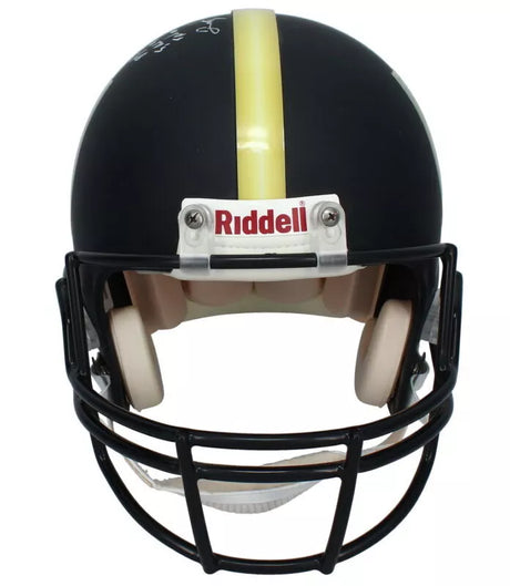 Peyton Manning & Brett Favre "70K YDS 500 TD" Signed F/S Proline Helmet Fanatics LE 4/150