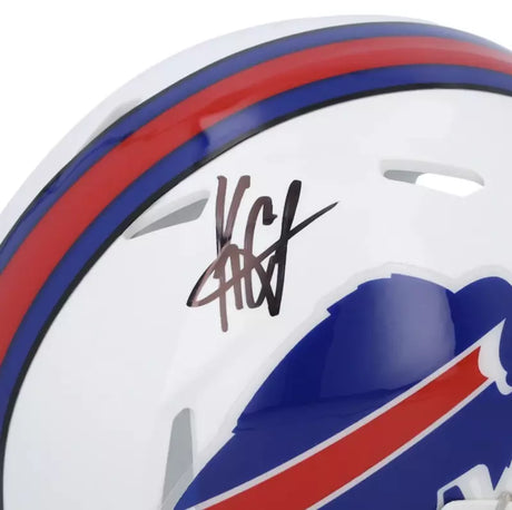 Keon Coleman Autographed Buffalo Bills Speed Mini Helmet Fanatics