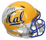 Jared Goff Autographed Los Angeles Rams/California Golden Bears ECC Custom Painted Rip Speed Authentic Helmet Fanatics