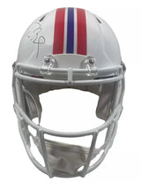 Tom Brady Autographed New England Patriots 1982-89 Throwback Speed Authentic Helmet Fanatics