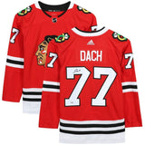 KIRBY DACH Autographed Chicago Blackhawks Red Adidas Authentic Jersey FANATICS